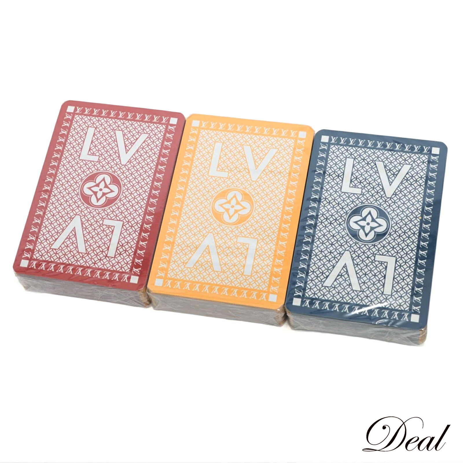 未開封 保管品 LOUIS VUITTON ルイ・ヴィトン カルト・トワ・ジュー トランプセット M65460 3色セット ユニセックス マルチカラー レディー...