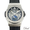 HUBLOT ウブロ クラシックフュージョン アエロフュージョン チタニウム ムーンフェイズ 547.NX.0170.LR メンズ 腕時計