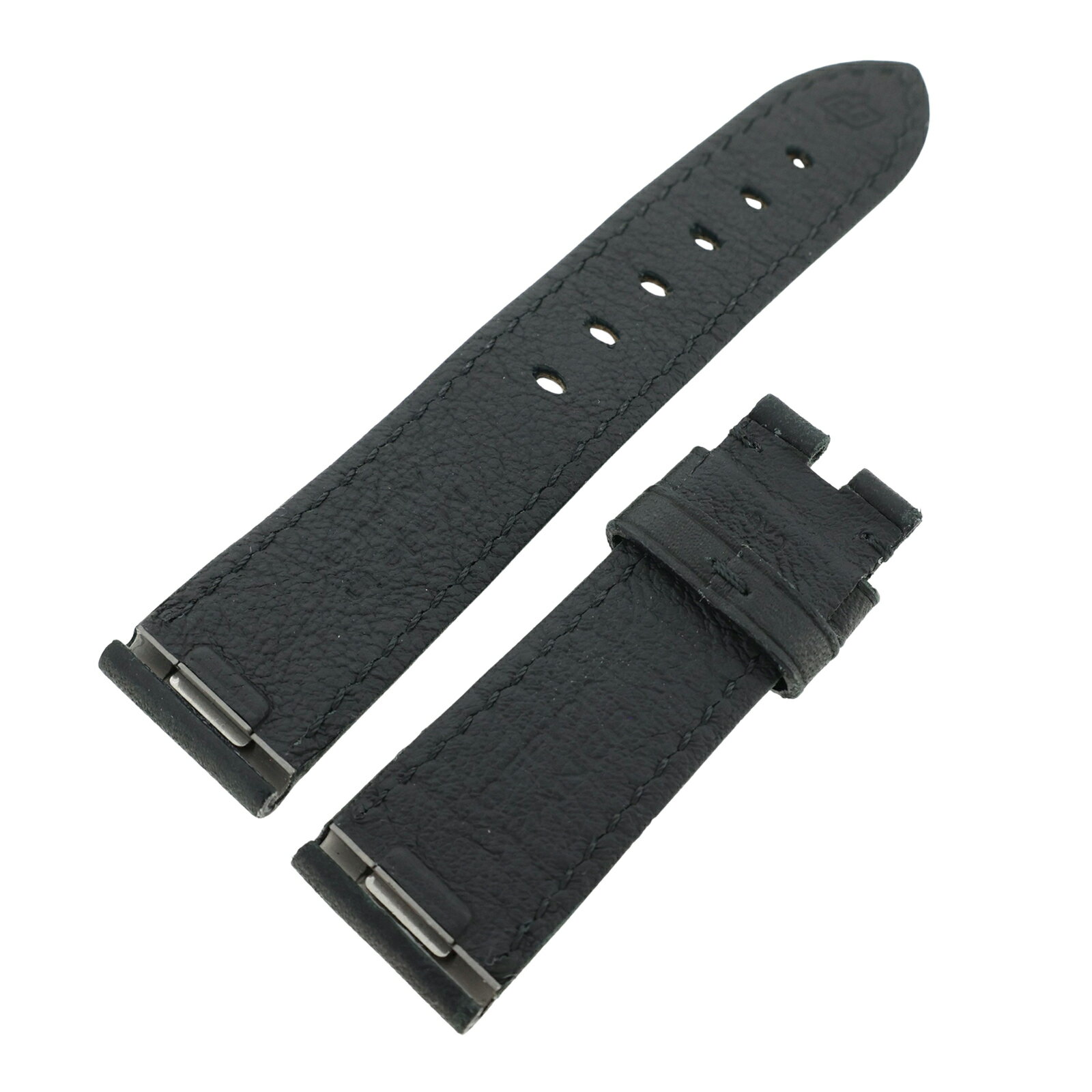 PANERAI パネライ 純正 レザーベルト ルミノール ドゥエ用 ブラック メンズ 時計ベルト