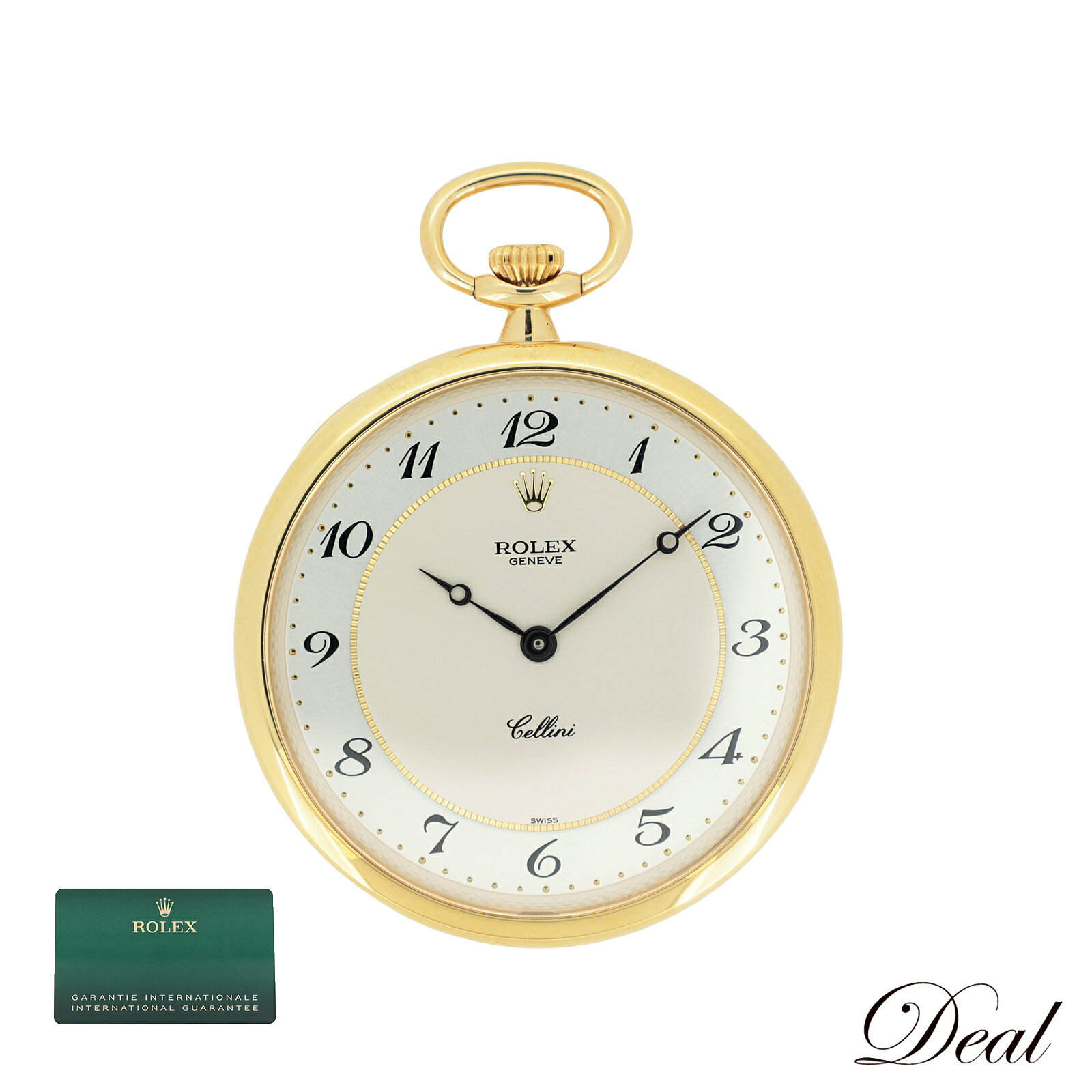 K18YG ROLEX ロレックス チェリーニ ポケットウォッチ M 懐中時計 3761/8 メンズ 懐中時計