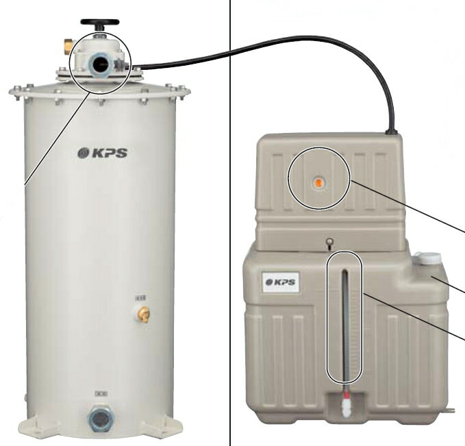 【送料無料】　　KPS　HE-30 HI-S30　除鉄除菌システム（除菌器＋除鉄槽）　単相100V用　【RCP】　05P27May16