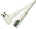 【在庫あり!】 F+L型同軸4Cケーブル(CCS) 1.5m 2600MHz/2.6GHz対応品 カラー:ライトグレー 【RCP】 05P27May16