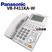 【中古】PANASONICLaRelier用VB-F411KA-W12ボタン電話機