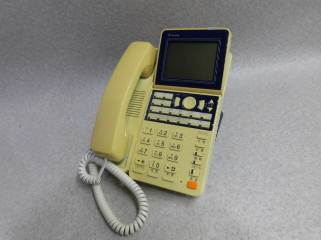 【中古】【日焼け】FD200(W) TAMRA/タムラ MT100/MT200用 漢字大型LCD電話機 【ビジネスホン 業務用 電..