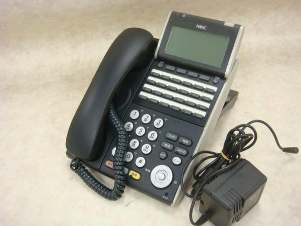 【中古】【アダプタ付】ITL-24D-1D(BK)TEL NEC Apire X24ボタンIP多機能電話機【ビジネスホン 業務用 電話機 本体】
