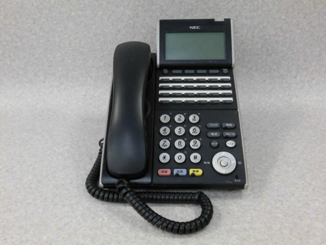 【中古】DTL-24D-1D(BK)TELNEC AspireX DT300シリーズ 24ボタン多機能電話機【ビジネスホン 業務用 電話機 本体】