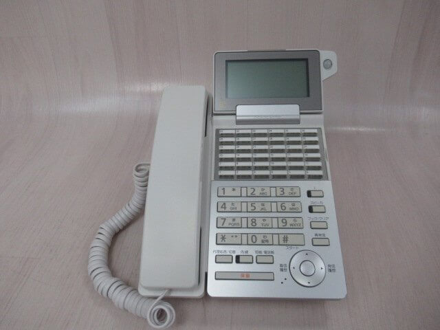 【中古】 NYC-36iE-SSD(W)2 ナカヨ NYC-iE 36ボタンセンサー付電話機 【ビジネスホン 業務用 電話機 本体】