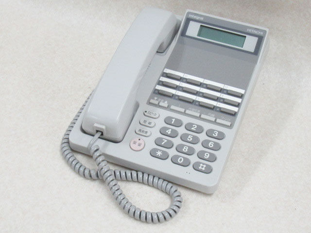 【中古】ET-12Vi 電話機 SD-N 日立 V-integral 12ボタン多機能電話機【ビジネスホン 業務用 電話機 本体】