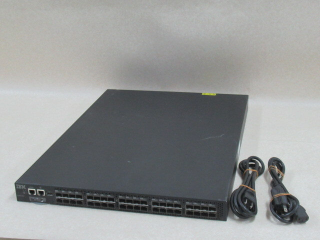 【中古】 Type 2498-B40/40E IBM SAN Switch 8Gbps ファイバー・チャネル Brocade 5100 ※外装に傷があります。　