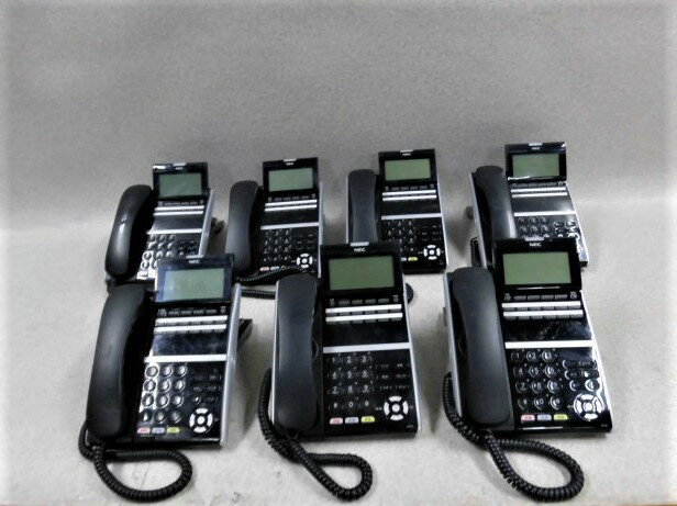 【中古】【7台セット】DTZ-12D-2D(BK)TEL NEC Aspire UX12ボタン電話機【ビジネスホン 業務用 電話機 本体】