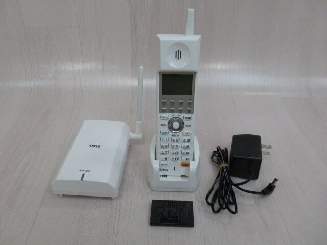 【中古】 CLD-8DK-W-03A / CLD-HS-W-03A 沖 CrosCore3 コードレス電話機 【ビジネスホン 業務用 電話機 本体】