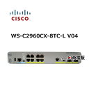 【中古】 WS-C2960CX-8TC-L V04 Cisco / シスコ Catalyst 2960-CX シリーズ スイッチングハブ 【ビジネスホン 業務用...