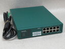 【中古】Switch-S9GPWR PN24099 Panasonic/パナソニック ESネットワークス PoE対応 10ポートL2スイッチングハブ(Giga対...