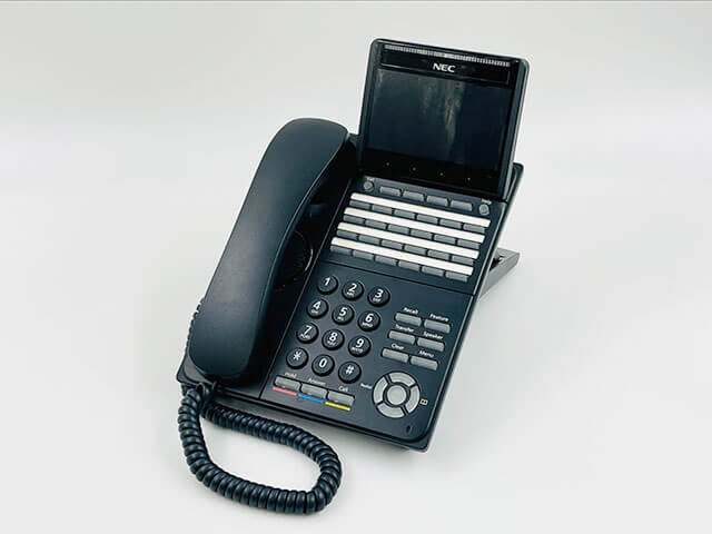 【中古】 ITK-24CG-1D(BK)TEL NEC Aspire WX UNIVERGE DT900シリーズ 24ボタンカラーIP多機能電話機　