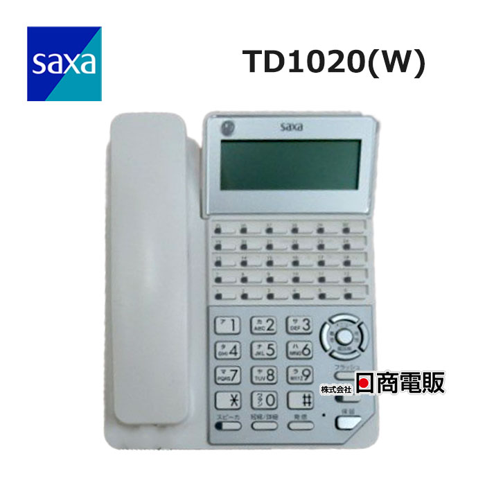 【中古】 TD1020(W) サクサ/SAXA PLATIA3 PT3000 30ボタン多機能電話機 【ビジネスホン 業務用 電話機 本体】