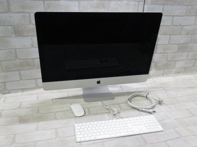 【中古】【マウス・キーボード付】 Apple A2115 iMac Retina 5K, 27-inch, 2019 【 3.7GHz 6コア i5 / 32GB / SSD:1TB / RadeonPro 580X 8GB 】 【ビジネスホン 業務用 電話機 本体】
