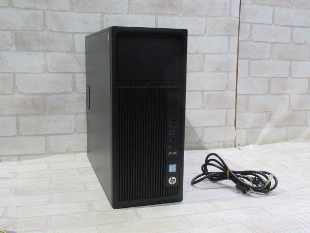 【中古】 hp Z240 Tower Workstation 【Win11Pro / Xeon E3-1245 v5 / 32GB / HDD:500GB+SSD:256GB / Quadro P2000 】 【ビジネスホン 業務用 電話機 本体】