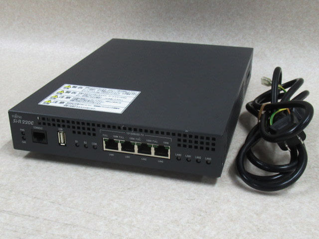 【中古】SIR220C Si-R 220C 富士通/FUJITSU VPN暗号アクセラレーター内蔵 ISDN対応ブロードバンドルータ　