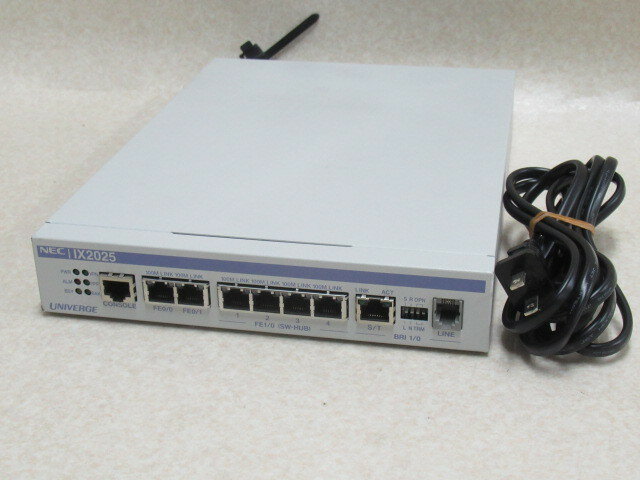 【中古】 IX2025 NEC UNIVERGE SN8151 IPREX VPN対応高速アクセスルーター 【中古ビジネスホン/中古ビジネスフォンなら日商電販！】