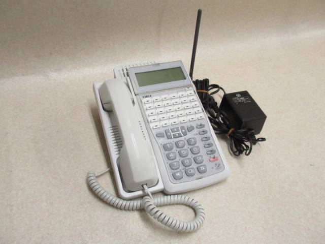 【中古】【ACアダプタ付】MKT/IP-30DKWHFWL/02 (DI2168) 沖/OKI 30ボタンIP電話機【ビジネスホン 業務用 電話機 本体】