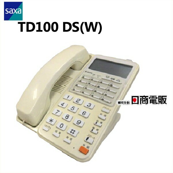 【中古】TD100 DS(W)TAMURA/タムラ MTシリーズ 16ボタン電話機【ビジネスホン 業務用 電話機 本体】