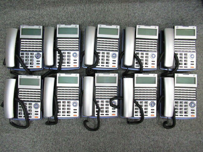 【中古】【10台セット】TD720(K) SAXA/サクサ PLATIA/プラティア 30ボタン標準電話機【ビジネスホン 業務用 電話機 本体】