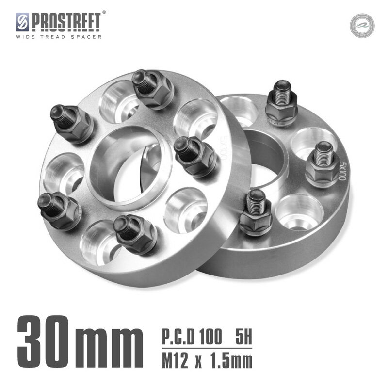 【送料無料】ワイドトレッドスペーサー 30mm 2枚セットトヨタ プリウス セリカ...etcPCD100-5H M12xP1.5 30mm ワイトレ「B-30」
