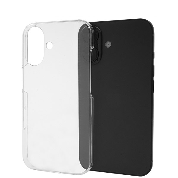 iPhone16 Plus ハードケース クリア 透明 アイフォン16プラス ケース スマホケース 無地ケース アイフォンカバー スマホカバー 背面保護 保護ケ...