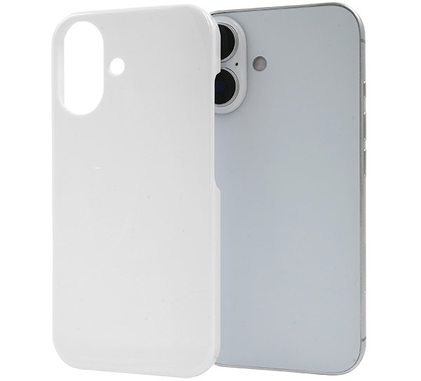 iPhone16 ハードケース ホワイト 白 スマホケース スマホカバー 保護カバー アイフォン16 ケース アイフォンカバー アイホン 無地 背面 docom...