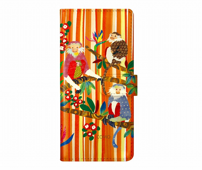 【お買い物マラソン 7%OFFクーポン有】 スマホケース Xperia 10 V SO-52D ケース 手帳型 エクスペリア SO-51C ケース かわいい SO-52C SO-53B SO-52B SO-51A 手帳 カバー COMO アニマル柄 アカアシドゥクラングール ストライプのサムネイル