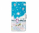 【お買い物マラソン 10%OFFクーポン】 スカラー 手帳型ケース Xperia 10 VI SO-52E ケース スマホケース エクスペリア SO-51F SO-51E SO-53D SO-52D 手帳 カバー 全機種対応 スタンド付 ScoLar メルヘン パンダ バルーン 水色 ダイアリー 可愛い