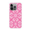 【お買い物マラソン 10%OFFクーポン】 iPhone16e ケース スマホケース ハードケース iPhone16 15 14 13 12 11 Pro iPhone16 15 14 Plus iPhone13 12 Mini XS XR スマホカバー 全機種対応 シンプル ダマスク柄 ピンク