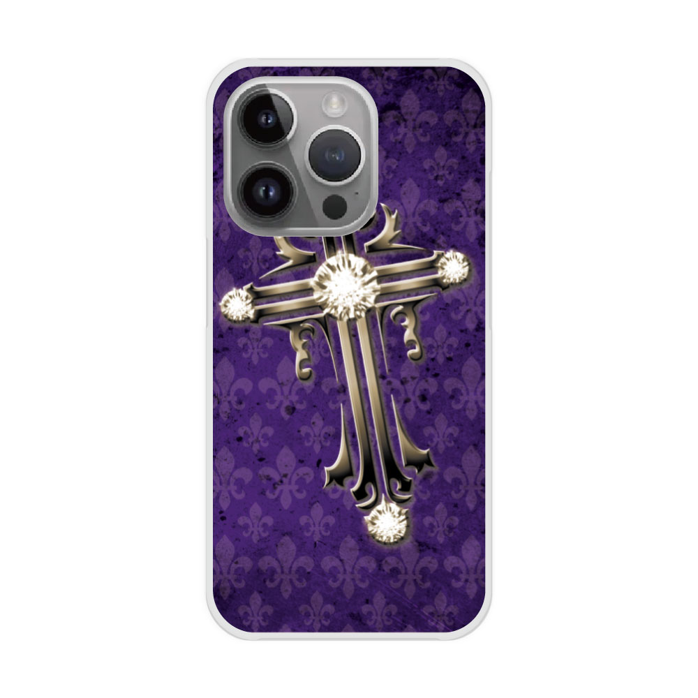 Rakuten - 【10%OFFクーポン】 全機種対応 スマホケース Galaxy 23 Ultra SC-52D/SCG20 ケース Galaxy SC-53E SC-52E SC-51E SC-53D ハードケース スマホカバー シンプル ユリ 百合の紋章 クロス パープル