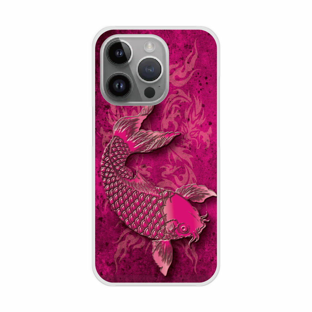 【期間限定 10%OFFクーポン】 iPhone13 ケース スマホケース ハードケース iPhone16 15 14 Pro Max iPhone13 12 Mini アイフォン 11 XS XR XS Max スマホカバー 全機種対応 シンプル 和柄 鯉 カープ 31100の商品画像