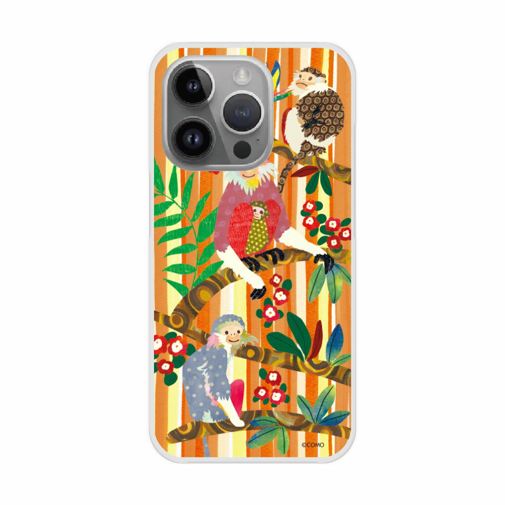 Rakuten - 【10%OFFクーポン】 iPhone15 ケース iPhone15 Pro スマホケース iPhone16 15 14 Pro Max 13 Mini 12 SE 第3世代 スマホカバー 全機種対応 ハードケース アニマル柄 COMOデザイン ドゥクモンキー 木の上