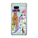 【10%OFFクーポン】 Google Pixel 9 ケース スマホケース グーグルピクセル Google Pixel 9 Pro 9Pro XL 8a 7a 6a 5a 4a 3a ハードケース スマホカバー 全機種対応 アニマル柄 雨と動物たち 傘をさす クマ カンガルー