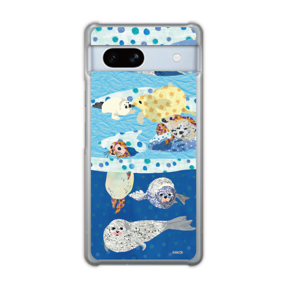 Rakuten - 【お買い物マラソン 大特価セール】 Google Pixel 8a ケース スマホケース グーグルピクセル Google Pixel 9 Pro 9 Pro XL 7a 6a 5a 4a 3a ハードケース スマホカバー 全機種対応 アニマル柄 アザラシの親子