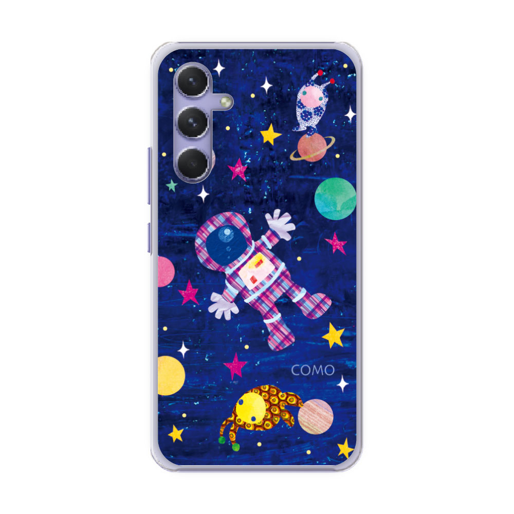 Rakuten - 【お買い物マラソン 大特価セール】 Galaxy S24 SC-51E SCG25 ケース スマホケース ギャラクシー SC-52E SC-53E SC-51D SC-52D SC-53D SC-56C 全機種対応 スマホカバー アニマル柄 COMOデザイン 宇宙遊泳 スター 土星 ネイビー