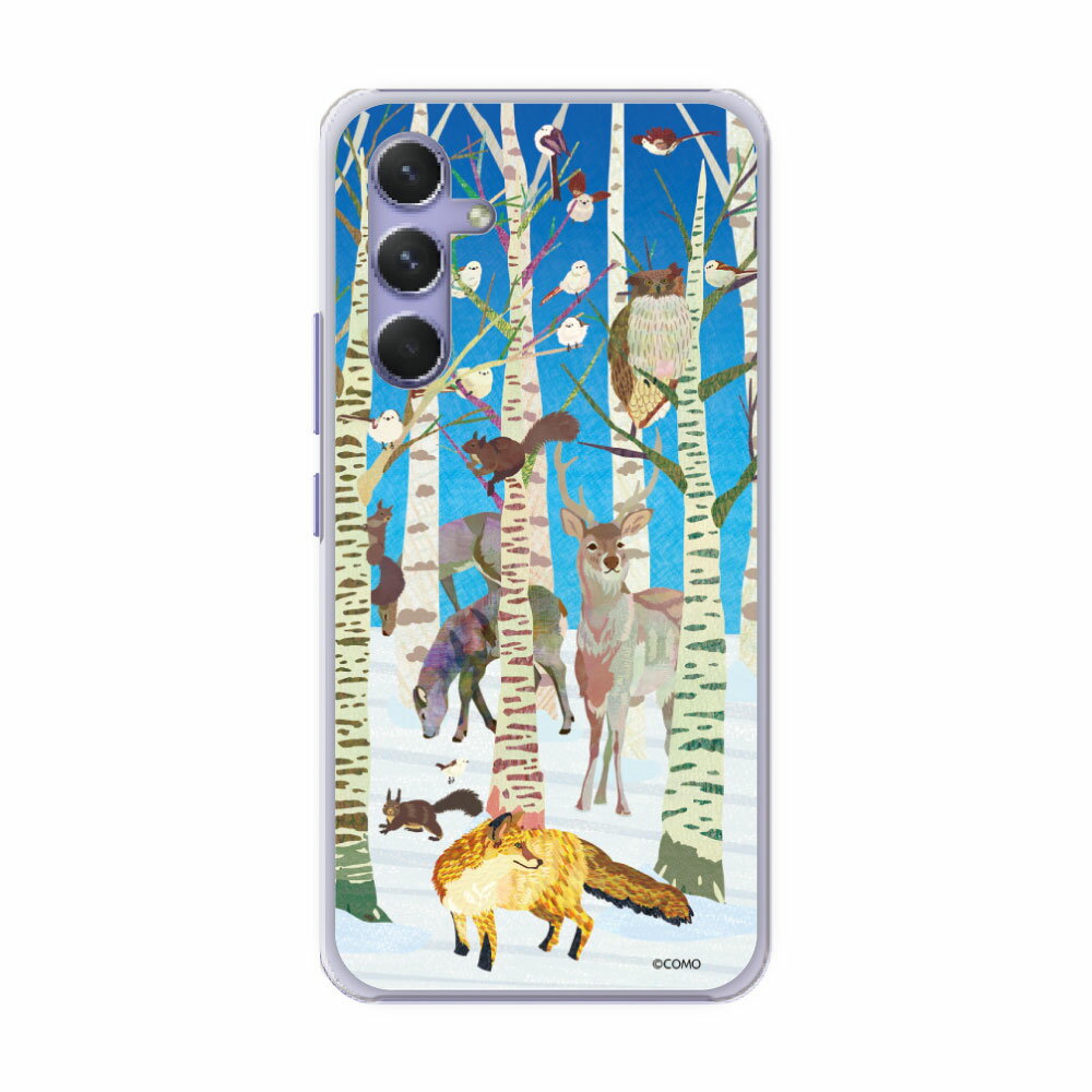 Rakuten - 【10%OFFクーポン】 Galaxy A55 5G SC-53E ケース ギャラクシー SC-52F SC-51F SC-51D SC-52E SC-51D SC-52D SC-53D スマホケース 全機種対応 スマホカバー アニマル柄 デザイン 白樺と北海道の動物達