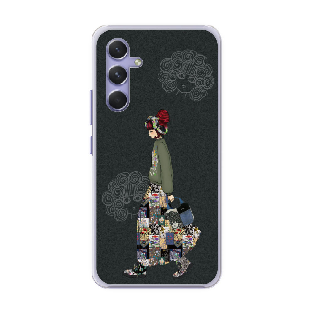 【スーパーセール 割引クーポン有】 Galaxy S25 Ultra SC-52F SCG32 ケース スカラー スマホケース カバー ギャラクシー SC-53F SC-51F SC-53E SC-51E ハードケース スマホカバー 全機種対応 scolar 女の子 切り取り柄 スカート uvc-50613