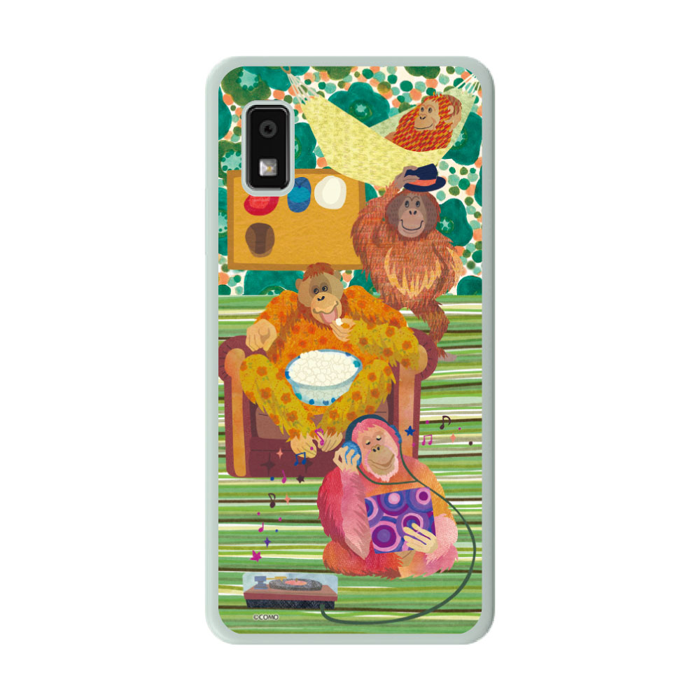 【期間限定 10%OFFクーポン】 AQUOS sense8 SH-54D ケース スマホケース アクオス SH-53E SH-52E SH-51E SH-52D SH-53C SH-52C SH-51C スマホカバー 全機種対応 COMO アニマル柄 多趣味なオランウータン