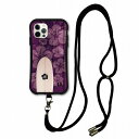 【超ポイントバック祭 10%OFFクーポン】 iPhone14 ケース 全機種対応 i-coronケース スマホケース スマホショルダー付 iPhone16 15 14 Pro Plus Pro Max 13 12 11 スマホカバー ショルダー 耐衝撃 ウッド ハイビスカス サーフボード パープル