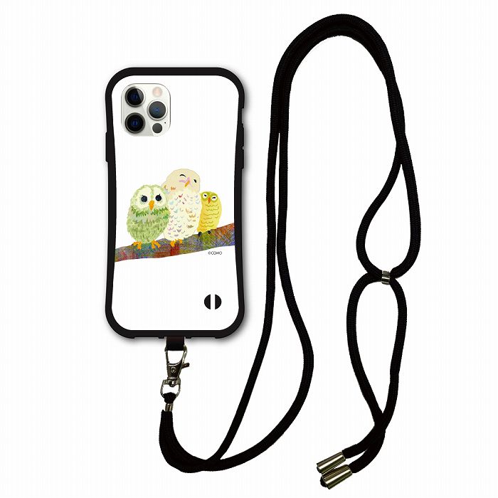 Rakuten - 【10%OFFクーポン】スマホショルダー付 アニマル柄 動物 iPhone15 Pro i-coronケース iPhone 14 Pro 14 Plus 13 12 11 XR スマホケース 肩掛け 斜め掛け スマホ ショルダーストラップ フクロウ 仲良し ミミズク 鳥 トリ
