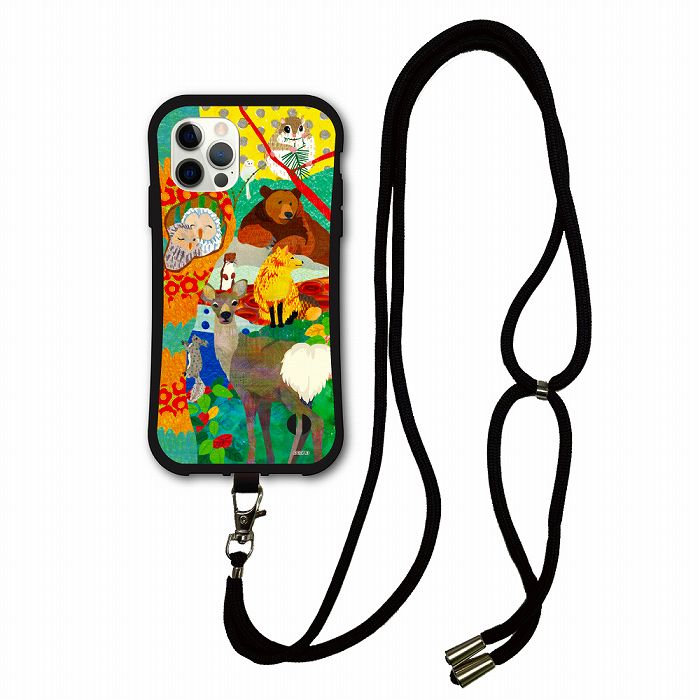 オリジナル雑貨ブランド COMOデザインの アニマル柄がとってもかわいいスマホケース。 かわいいアニマル柄のデザインで、持っているだけで気分が上がります。 耐衝撃性に優れたTPU素材を使用し、側面もしっかり保護。 手にしっくりなじむグリップ感で、使いやすさも抜群です。 iPhone多機種対応なので、iPhoneをお持ちの方にぴったり。 豊富なデザイン数からお気に入りを見つけてくださいね！ 【i-coronケース】 ケースのサイドは厚みのあるTPU素材でガッチリとガード。 あなたのスマートフォンを守る強い味方の耐衝撃ケース。 ケース内側はハニカム構造で ケースの軽量化、落下等による衝撃を柔らげ、 あなたのスマートフォンを守ります。 手になじむ待ちやすさ。 背面はポリカーボネート製でストラップホール付き。 ※画像は iPhone12 Pro 用です。 肩掛けもできるスマホショルダーストラップと カラビナストラップが付きます。 ※スマホショルダーストラップは入荷状況により、 見本画像と色、柄等が変わる場合もございます。 【スマホショルダー】首掛け、肩掛けで、 サッとスマホを取り出したい時に大変便利。 【素材】丈夫なナイロン素材なので、 装着後も問題なく操作できます。 【カンタン取り付け】薄手のプレートをスマホケースに差し込み、 スマートフォンをケースに入れ、ストラップを付ければ完了。 【カンタン調整】ストラップの長さは自由に調整できるので、 肩掛けや首掛けなどに使用できます。 またストラップは脱着可能なので、 ケース単体だけで使用することも可能です。 【対応ケース】当店販売のi-coronケース(アイコロンケース)にご利用頂けます。 オーダーメイド商品ですので、 お客様の都合(機種間違い等)による 商品の返品交換は一切お受けできません。 ※カバー側面には印刷されません ※スマートフォン本体は付属しません ※お手持ちのスマートフォン・パソコンモニターの仕様により、 実際の商品と色の見え方に多少の違いがある場合がございます。 この商品はご注文をいただいてから一つ一つ丁寧に印刷しておりますので、 発送はご注文確定後、当日〜翌営業日程度となります 在庫切れや長時間お待ちいただく場合はメールにてお知らせいたします ※肩や首に掛けたままので走っての行動やストラップを 振り回す行為は破損の原因になりますのでお控え下さい。 本商品を装着後は頻繁に脱着されるとケース破損の原因になります。 あまり脱着をされない事をお勧めします。 ※本製品の利用による本体の紛失、破損、キズ、汚れ、 および内部データの破損には一切保証いたしかねます。 【iPhone】 iPhone 17e iPhone17 iPhone17 Air(iPhone Air) iPhone 16e iPhone16 iPhone16 Plus iPhone16 Pro iPhone16 Pro Max iPhone15 iPhone15 Plus iPhone15 Pro iPhone15 Pro Max iPhone14 iPhone14 Plus iPhone14 Pro iPhone14 Pro Max iPhone13 iPhone13 Pro iPhone13 Mini iPhone13 Pro Max iPhone12/iPhone12 Pro iPhone12 Mini iPhone12 Pro Max iPhone11 iPhone11 Pro iPhone11 Pro max iPhoneSE 第3世代/第2世代 iPhoneXR iPhoneXS Max iPhone8/iPhone7 iPhone17 Pro、iPhone17 Pro Maxも制作可能ですが、 カメラ穴が非常に大きい為、デザインが大きくカットされます。 ご希望でございましたら、ご注文前にお問い合わせから、 制作可能かご確認をお願いいたします。 iPhone17、iPhone16、iPhone16 Plus用ケースの カメラ部分は画像見本と同じく、 四角にカットされております。 また、カメラ穴の大きい機種はデザインが 大きくカットされますので、 デザイン性が大きく損なわれる場合がありますので、 ご自身の機種をよくご確認の上、ご注文願います。 カメラレンズの突起部分までは保護されておりません。 突起が大きい機種はケースから、はみ出しての装着になります。 よくご確認の上、ご注文をお願いいたします。 ご注文される際は ご希望のスマートフォンの機種 数量 以上を入力して商品カートボタンをクリックして下さい。 ※オーダーメイド制作の為、商品受け取り後の返品・交換はお受けできません。 よくご確認の上、ご注文をお願いいたします。 商品発送はメール便になります。 ※メール便（クリックポスト）の場合必ずご確認ください。 ・商品はお届け先のポストなどに投函されます。 紛失、破損、盗難、遅配などの配送事故の保証は一切致しません。 ・お届け日時指定はできません。 ・お届け目安：出荷後2日〜3日程度。 (沖縄県・離島地等は3日〜1週間) ※交通状況や自然災害(地震・台風等)による配達の遅れがある場合がございます。 ※お客様による住所間違いで当方に返送された商品の再発送の 送料代金はお客様ご負担になります。アニマルデザインがかわいい COMO i-coronケース 肩掛けが出来るネックショルダーがセット 長さ調節も可能 カンタン取り付け 衝撃吸収 持ちやすく スマートフォンを保護 液晶画面とケースに段差があって、しっかり保護 ▼他の柄を見たい方はこちら▼ 第1位　ハンダ 第2位　ネコ 第3位ハシビロコウ 第4位ハリネズミ 第5位　インコ 第6位　ウサギ como_coron スマホショルダー ネックストラップ スマホ ストラップ ショルダーストラップ 長さ調整可能 取り付け簡単 スマホ保護 耐衝撃タイプ 肩掛け 首掛け 斜め掛け 落下防止 全機種対応 iphone17 Air 16e 16 iPhone15 14 Pro Plus Pro Max 13 Mini 12 11 XR XS Max iPhoneSE 第3世代 第2世代 iphone se3 se2 7 Plus 8 Plus アイホンケース アイホンカバー アイフォンカバー アイフォンケース グリップケース iPhoneケース 保護カバー ブラック ホワイト レッド ピンク グリーン ネイビー ブルー マルチカラー オレンジ アニマル 動物 キリン シマウマ ゾウ サファリ さくら ワンコ クマ パーティー ワイン ヒツジ 太陽 フラワー ストライプ さかな 魚 パンダ 親子 ツバメ ブルー 宇宙 スター ネイビー カバ ピンク 黒ネコ 猫柄 ネズミ スローロリス キノコ 牛 ウシ ロケット ヤドカリ ハシビロコウ 大きいくちばし au softbank エーユー ソフトバンク SIMフリー 楽天モバイル UQモバイル Yモバイル ケース カバー ハードケース スマホケース カバー