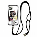 【お買い物マラソン 10%OFFクーポン】 スマホショルダー付 スカラー iPhone14 ケース 耐衝撃 i-coronケース アイフォン 16 15 13 12 11 スマホケース 全機種対応 スマホカバー scolar ホワイト スカラーちゃん デザイン カット