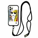 【お買い物マラソン 10%OFFクーポン】 スマホショルダー付 スカラー iPhoneSE 第3世代 第2世代 ケース 耐衝撃 i-coronケース iPhone 16e 16 15 14 13 スマホケース 全機種対応 スマホカバー scolar スカラーちゃん 絵画風 イヤリング scr-wh5055-neck