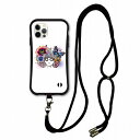 【お買い物マラソン 10%OFFクーポン】 スマホショルダー付 スカラー iPhoneSE 第3世代 第2世代 ケース 耐衝撃 i-coronケース iPhone 16e 16 15 14 13 スマホケース 全機種対応 スマホカバー scolar スカラーちゃん チョウ フラワー scr-wh5064-neck