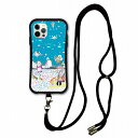 【お買い物マラソン 10%OFFクーポン】 スマホショルダー付 スカラー iPhone14 ケース 耐衝撃 i-coronケース iPhone16e 16 15 SE 第3世代 第2世代 スマホケース 全機種対応 スマホカバー scolar メルヘン パンダ バルーン 水色 scr50017-neck