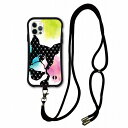 【超ポイントバック祭 10%OFFクーポン】 スマホショルダー付 スカラー iPhone 16e ケース 耐衝撃 i-coronケース iPhone16 15 14 Pro 13 12 Mini スマホケース 全機種対応 スマホカバー scolar グラフティ ドッグ 水彩ぼかし scr50020-neck