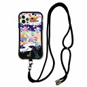 【超ポイントバック祭 10%OFFクーポン】 スマホショルダー付 スカラー iPhone 16e ケース 耐衝撃 i-coronケース iPhone16 15 14 Pro 13 12 Mini スマホケース 全機種対応 スマホカバー scolar ディスコ スカル scr50051-neck